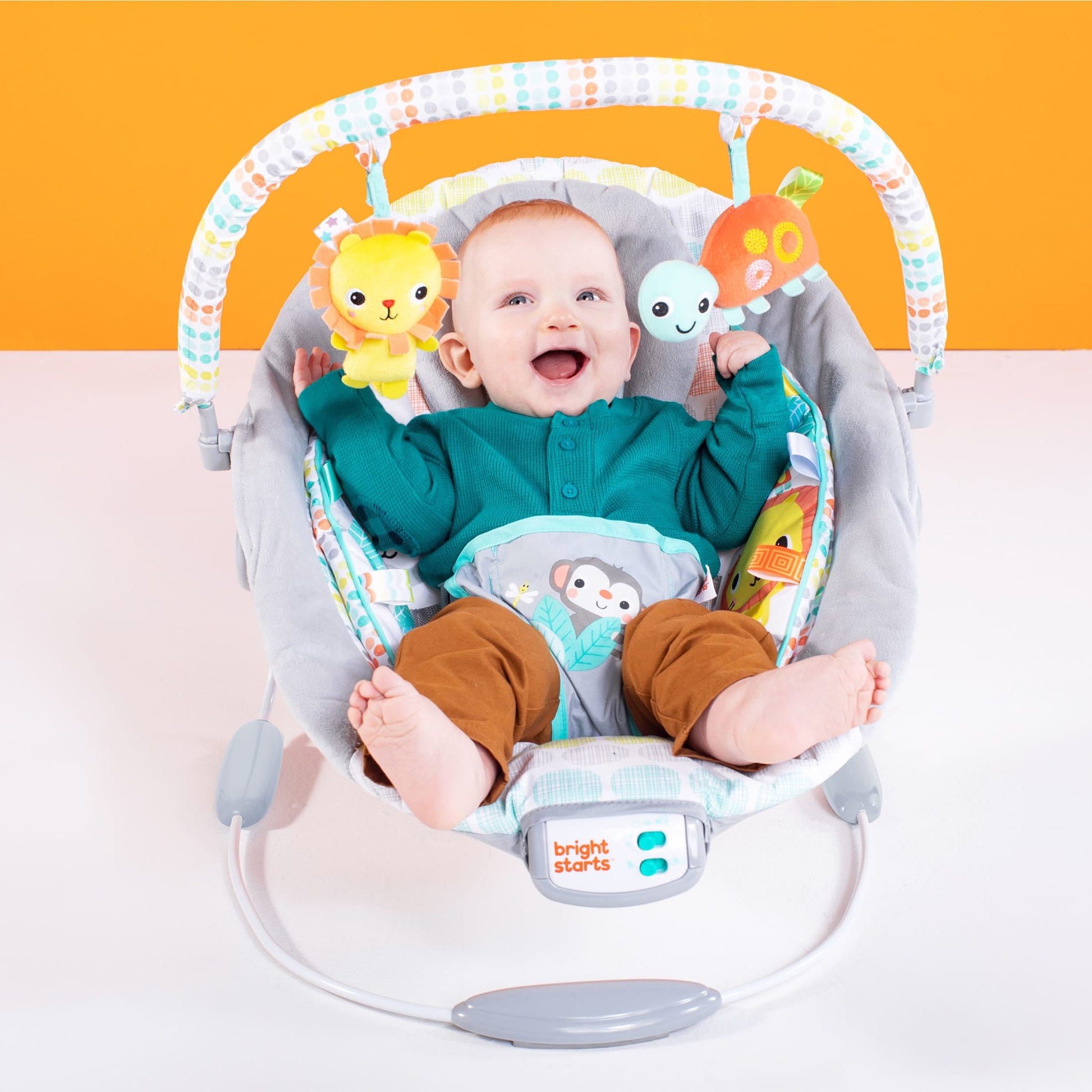 Whimsical Wild Vibrating Baby Bouncer Seat and Rocker - BuzzMart