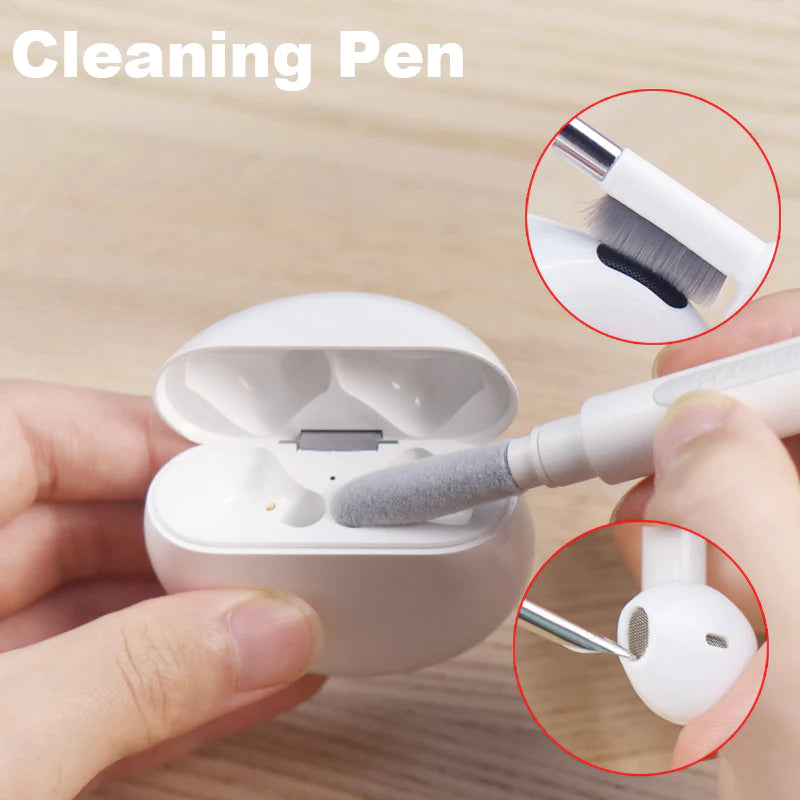 Cleaning Pen for AirPods Pro - Earphones Cleaner Kit with Soft Brush Case for Earbuds - BuzzMart