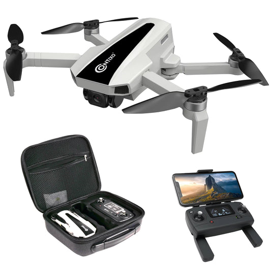 Drone  F31 Pro Foldable GPS with 2.5K Wifi Camera, FPV Quadcopter for Adults and Beginners - BuzzMart