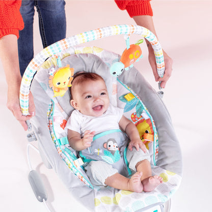 Whimsical Wild Vibrating Baby Bouncer Seat and Rocker - BuzzMart