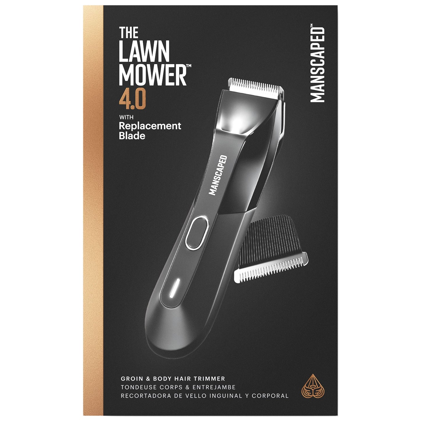 ® the Lawn Mower® 4.0 Men'S Groin & Body Hair Trimmer with Additional Skinsafe™ Replacement Blade - BuzzMart