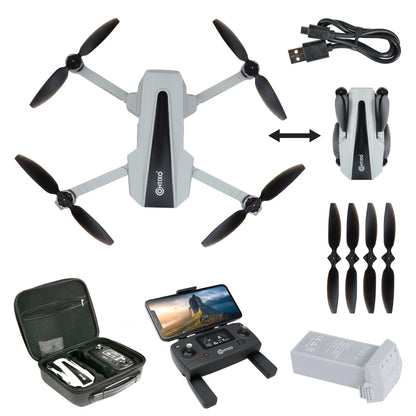 Drone  F31 Pro Foldable GPS with 2.5K Wifi Camera, FPV Quadcopter for Adults and Beginners - BuzzMart