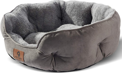 Pet Bed for Puppy and Kitty, Extra Soft & Machine Washable with Anti-Slip & Water-Resistant Oxford Bottom 20 Inches - BuzzMart