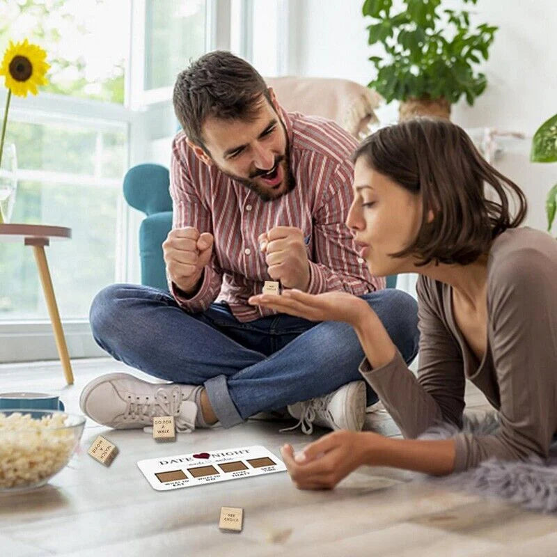 Date Night Dice - After Dark Edition: Fun Wooden Dice Game for Couples - BuzzMart