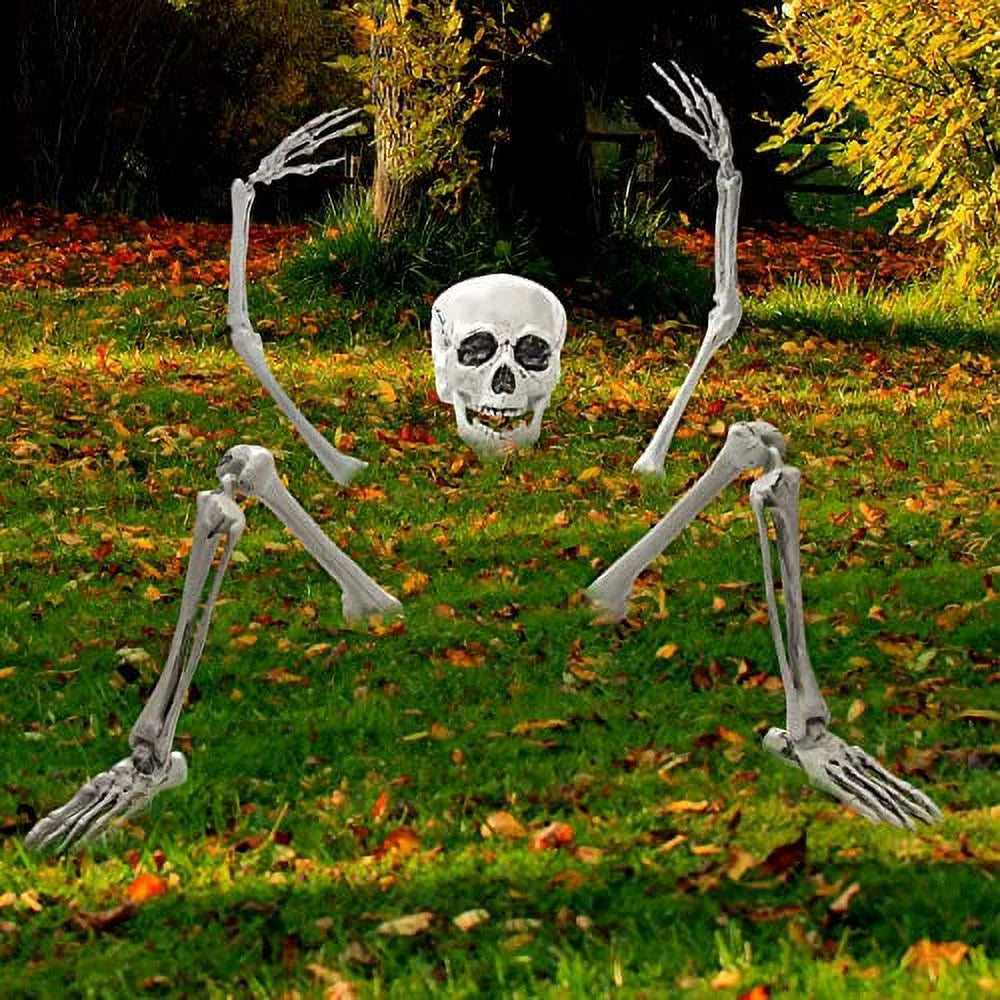 Creepy Graveyard Halloween Décor- Ground Breaker Skeleton for Halloween Decorations