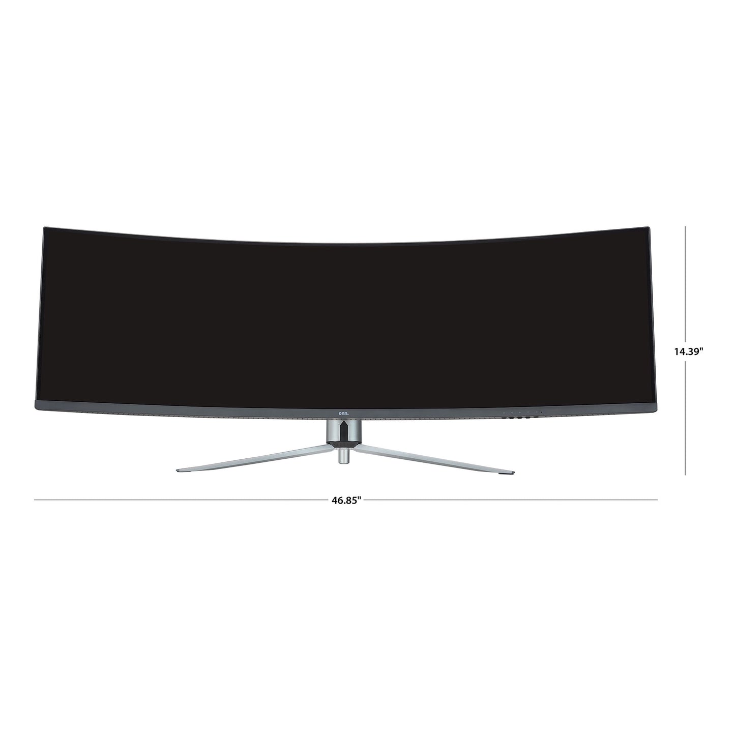 49" Curved Dual FHD (3840 X 1080P) 144Hz 1Ms Gaming Monitor with Cables, Black, New - BuzzMart