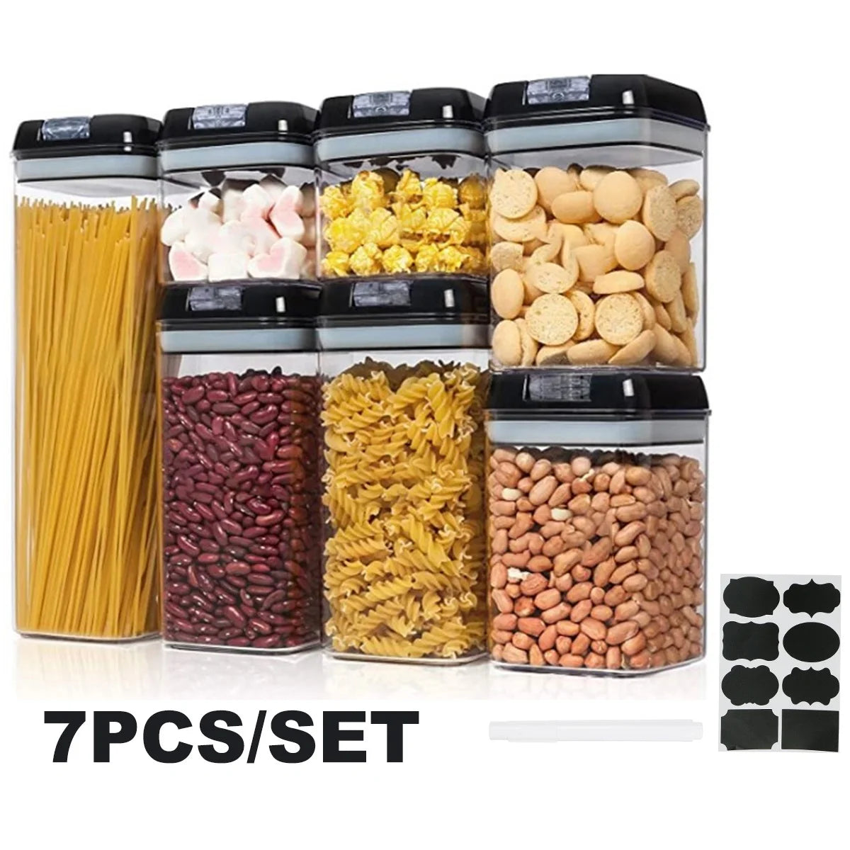 7-Piece Airtight Food Storage Container Set - BuzzMart