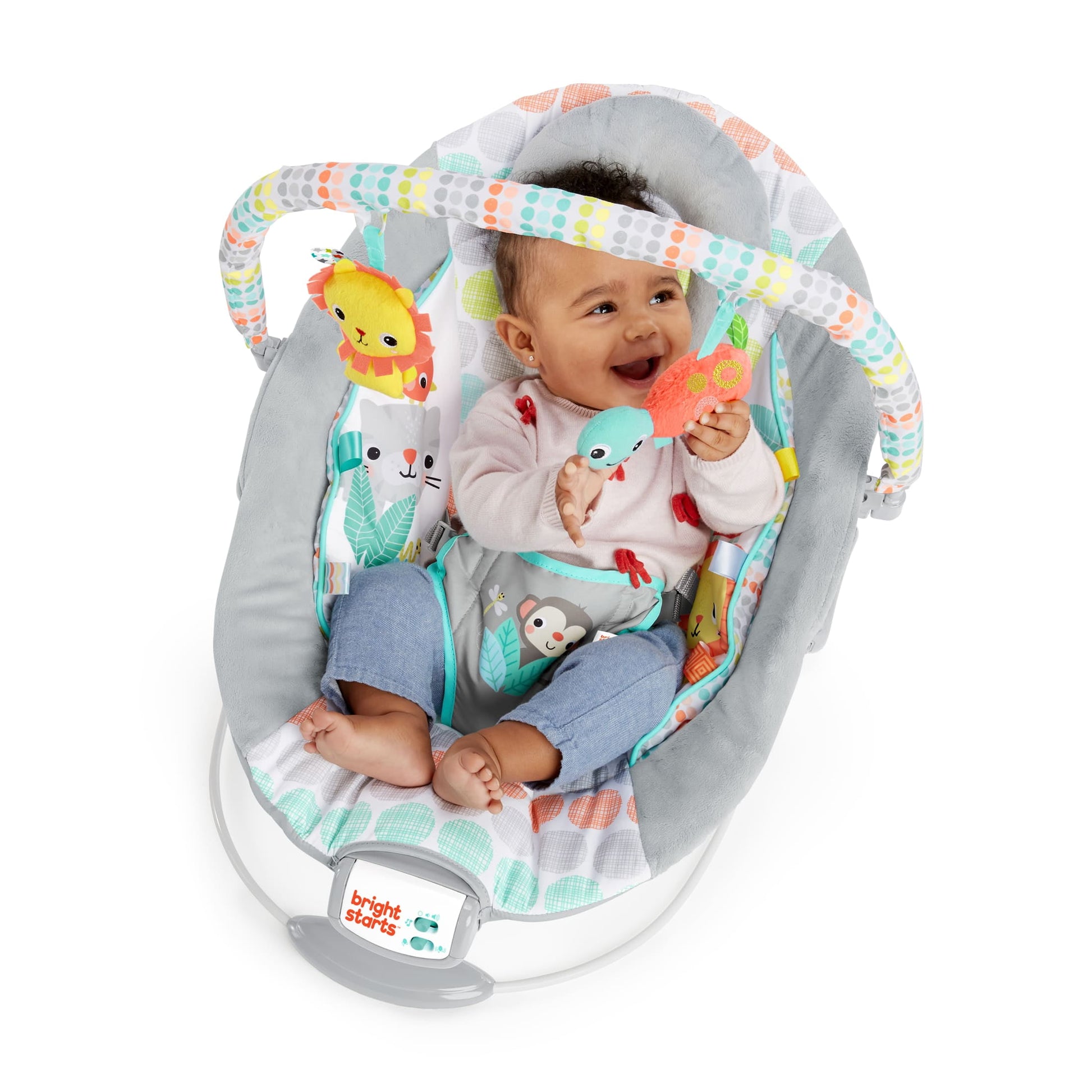 Whimsical Wild Vibrating Baby Bouncer Seat and Rocker - BuzzMart