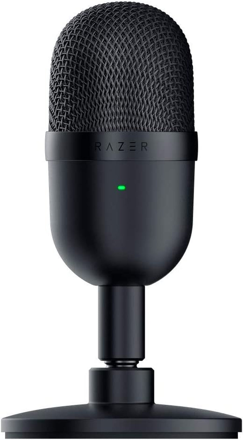 Seiren Mini USB Condenser Microphone - Professional Recording Quality for Streaming and Gaming on PC - Precise Supercardioid Pickup Pattern - Tilting Stand - Shock Resistant (Classic Black) -