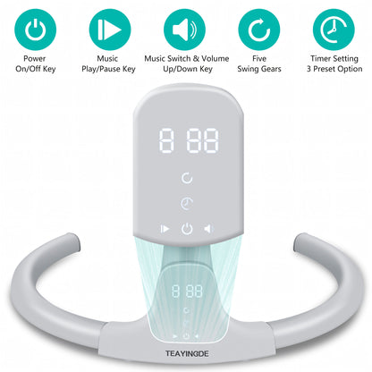 Baby Swing for Infants - Bluetooth Remote Control - BuzzMart