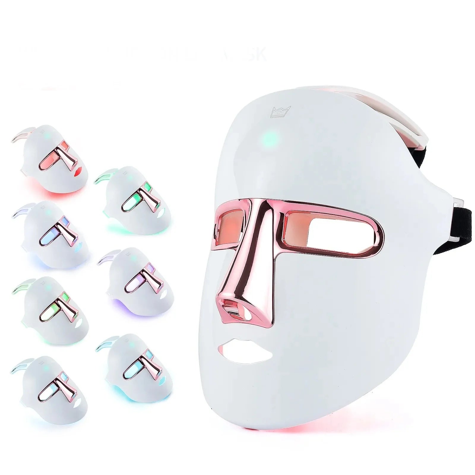 7-Color LED Light Therapy Facial Mask (Anti-Aging, Anti-Acne, Wrinkle Removal, Skin Care) - BuzzMart