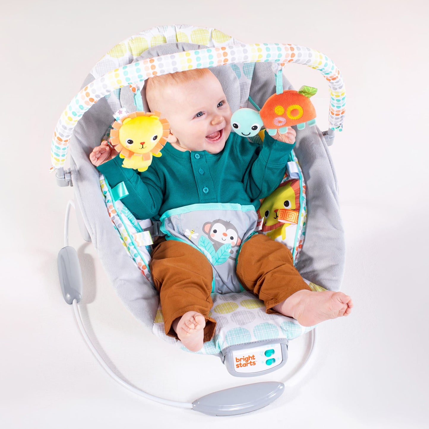 Whimsical Wild Vibrating Baby Bouncer Seat and Rocker - BuzzMart