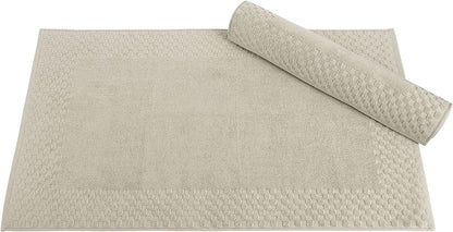 CTT Set of 6-100% Turkish Cotton, Absorbent & Comfy, Includes 2 Bath Towel 2 Hand Towel & 2 Washcloth | (White) - BuzzMart