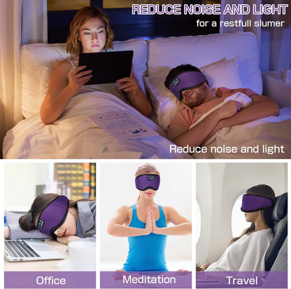 Sleep Mask with Bluetooth Headphones, 3D Sleeping Headphones for Side Sleepers - BuzzMart