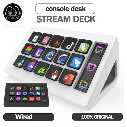 15 Keys Stream Deck LCD Button Live Content Creation Controller Custom Button For Win/MacOS