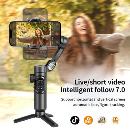 3-Axis Handheld Gimbal Stabilizer Smart XE for Smartphone for iPhone/Android AI Face Tracking TikTok Vlog