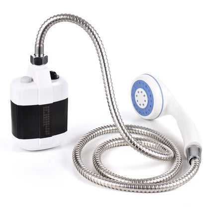 Portable Camping Shower Outdoor USB Rechargeable Electric Shower Pump for Camping Car Washing Gardening Pet Cleaning - BuzzMart