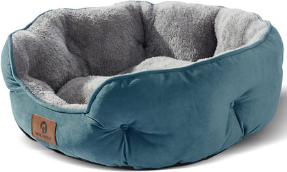 Pet Bed for Puppy and Kitty, Extra Soft & Machine Washable with Anti-Slip & Water-Resistant Oxford Bottom 20 Inches - BuzzMart