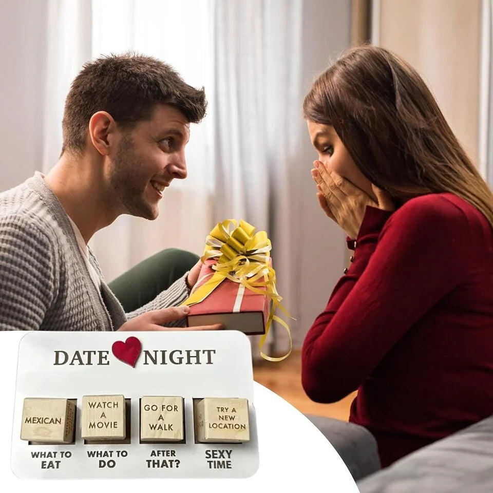 Date Night Dice - After Dark Edition: Fun Wooden Dice Game for Couples - BuzzMart