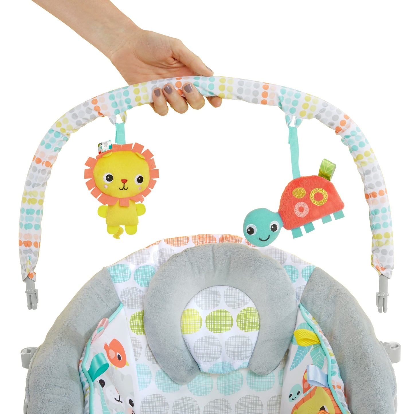 Whimsical Wild Vibrating Baby Bouncer Seat and Rocker - BuzzMart