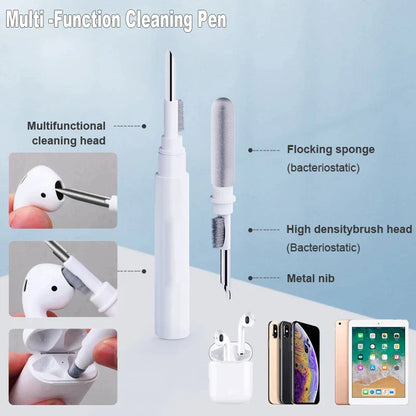 Cleaning Pen for AirPods Pro - Earphones Cleaner Kit with Soft Brush Case for Earbuds - BuzzMart