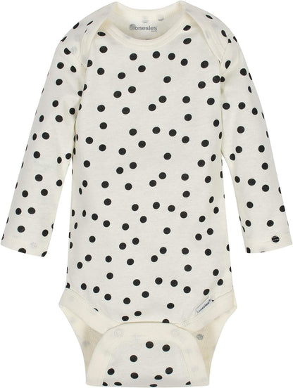 Unisex-Baby 6-Pack Long Sleeve Bodysuits - BuzzMart