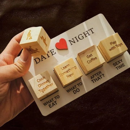 Date Night Dice - After Dark Edition: Fun Wooden Dice Game for Couples - BuzzMart