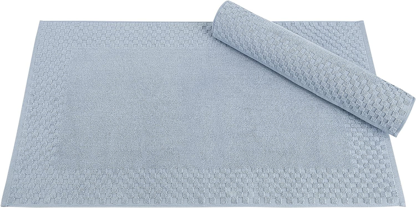 CTT Set of 6-100% Turkish Cotton, Absorbent & Comfy, Includes 2 Bath Towel 2 Hand Towel & 2 Washcloth | (White) - BuzzMart