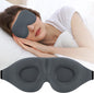 3D Contoured Sleep Mask for Side Sleepers - 100% Light Blocking, Adjustable Strap, Luxury Eye Mask for Travel, Nap, and Meditation - BuzzMart