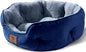 Pet Bed for Puppy and Kitty, Extra Soft & Machine Washable with Anti-Slip & Water-Resistant Oxford Bottom 20 Inches - BuzzMart